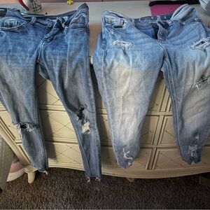 Distressed Blue Jeans for Women